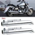20" Motorcycle Exhaust Muffler Pipe For Kawasaki Vulcan VN 1500 1600 1700 2000