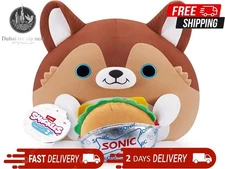 🐶 Snackles Series 2 Sonic Burger Puppy Plush by ZURU – 14 Inch Ultra Soft Colle