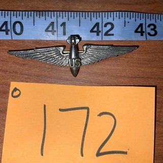 WW1 US MILITARY BOMBER AVATOR WINGS O172