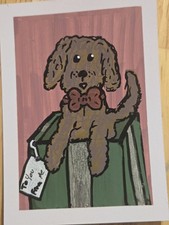 ACEO Original Mixed Media Painting Art Card, 2.5