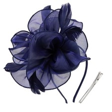 Fascinators Hat Navy Blue