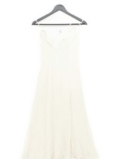 Reformation Midikleid mit Schlupf in Creme