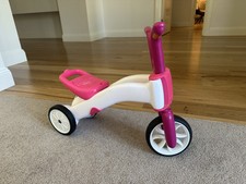 Chillafish Bunzi 2 in 1 Kids' Gradual Balance bike & Tricycle, Pink