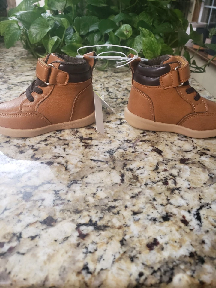 Zapatos para niños pequeños talla 4 de Stepping Stone marrón  Foto 4 de 4