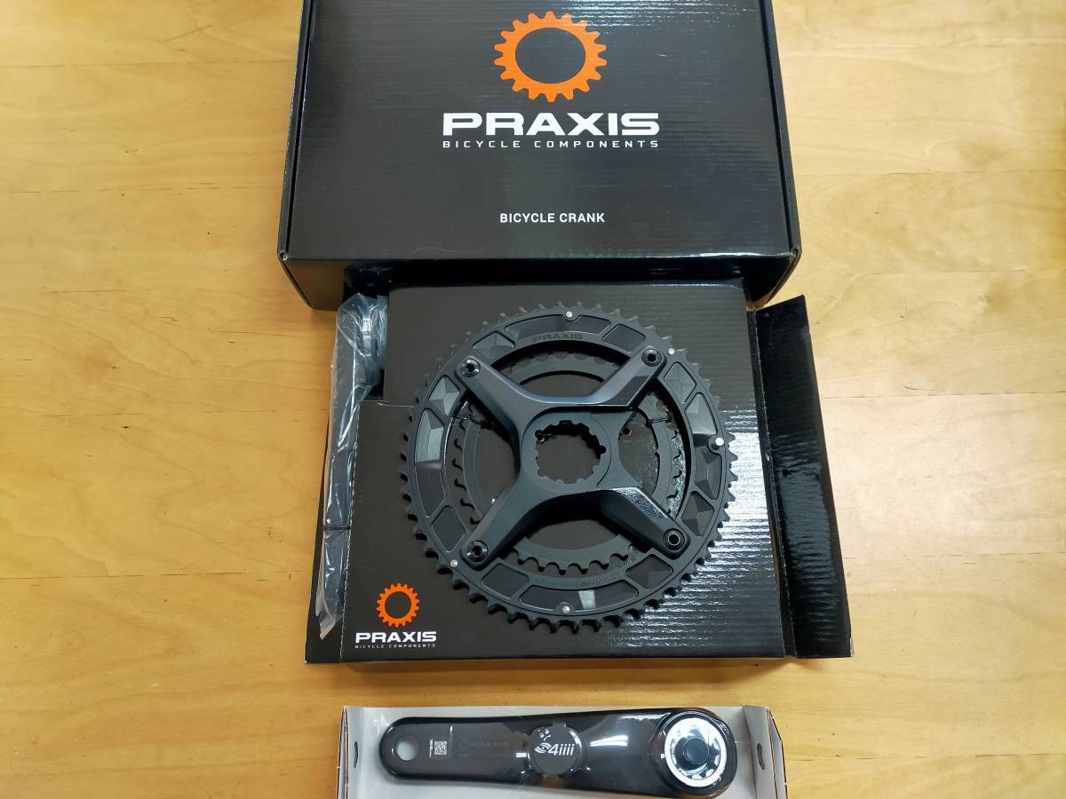Praxis Zayante Carbon M30 165mm 50/34T 4iiii Power Meter Praxis Zayante Carbon M30 165mm 50/34T 4iiii Power Meter