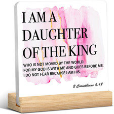 Daughter Gifts Inspirational Bible Verse Desk Accessories, Motivational Daughter