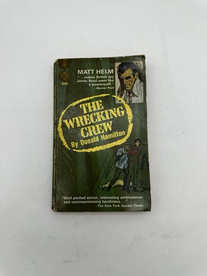 The Wrecking Crew - Donald Hamilton - 1960 Goldmedaille 1. Auflage Taschenbuch
