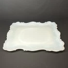 vintage milk glass vanity tray