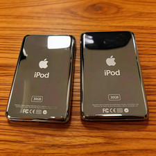 THIN NEW Silver Metal Back Housing Cover Case for iPod Classic / Video