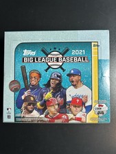 2021 Topps Big League Baseball HOBBY BOX Factory Sealed NEW 18 Packs 10 Cards Ea