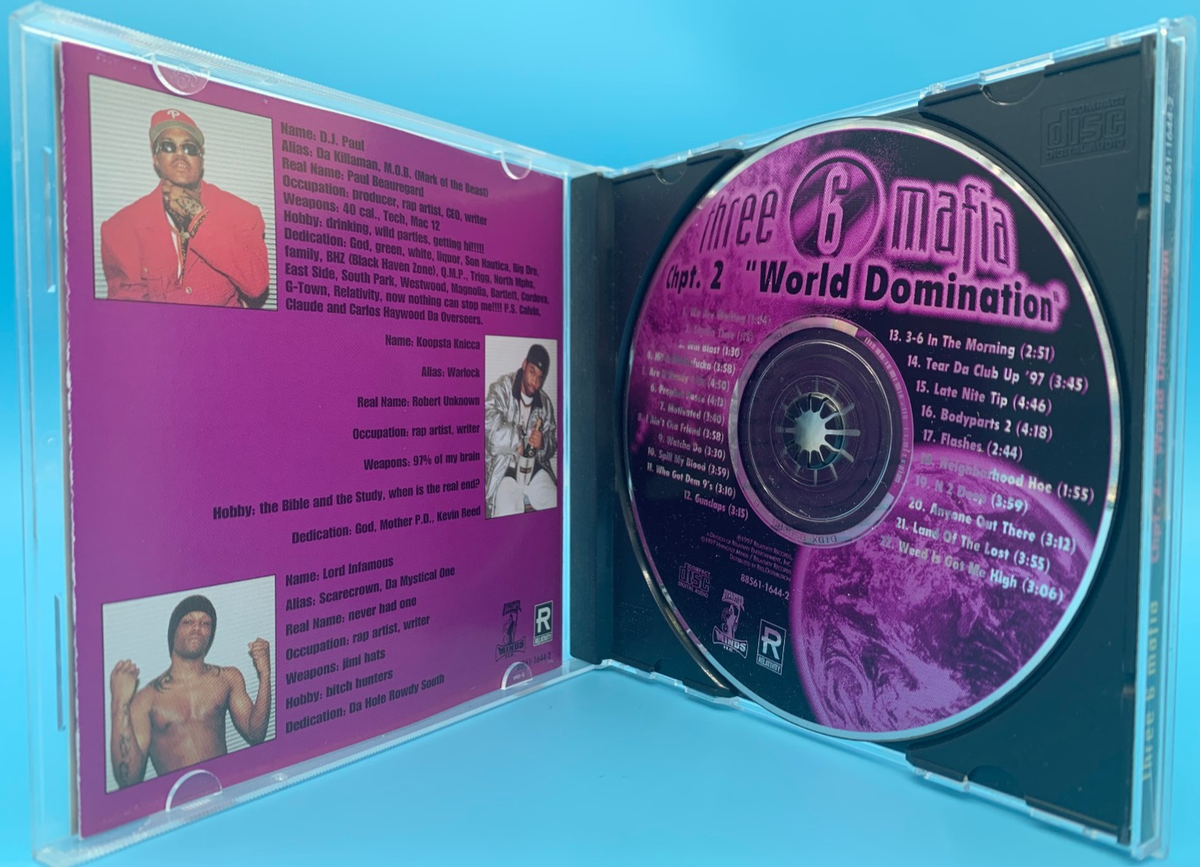 Chapter 2: World Domination [PA] by Three 6 Mafia (CD, Nov