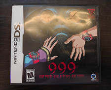 999: Nine Hours, Nine Persons, Nine Doors Nintendo DS CiB Box And Manual