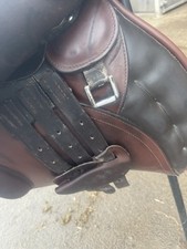 Jeffries 17.5 Wide Brown  Saddle