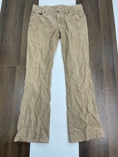 Ann Taylor Loft Womens Size 4 Brown Beige Corduroy Pants Bootcut Cotton Stretch