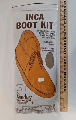 Tandy Leather INCA BOOT KIT Women's Shoe Size 8 Indian Mocassin Foam Insole NIP