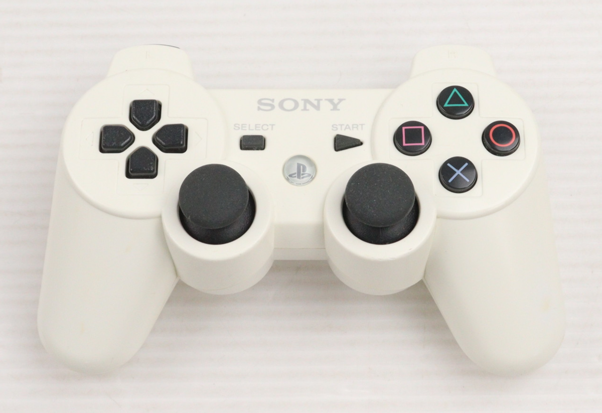 Sony PS3 Wireless Controller DualShock 3 Ceramic White CECH-ZC2JCW