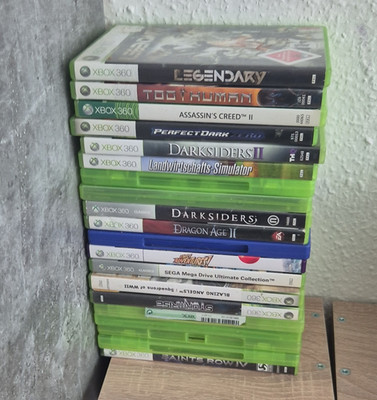 Microsoft Xbox 360 Heimkonsole 250 GB Schwarz inkl. Spiele-Konvolut