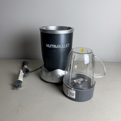 NutriBullet NB-101B Nutri-Bullet Blender Dark Silver Gray 600w With Accessories 