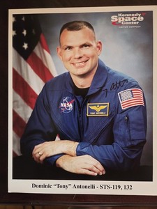 Dominic "Tony" Antonelli STS-119 & STS-132 Astronaut Signed NASA LITHO PHOTO