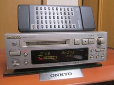 ONKYO MD-105AX MiniDisc Player Tested Good with Remote Control Japan