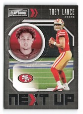 2021 Panini Playbook #NXT-TLA Trey Lance Next Up San Francisco 49ers