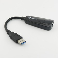 1x USB 3.0 to 10/100/1000Mbps Gigabit RJ45 Ethernet LAN Network Card Adapter