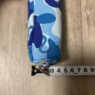 BAPE × kaws bendy ABC camo blue pen case pouch a bathing ape | eBay