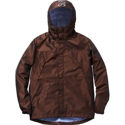 Veste en couture irisée Supreme marron bleu F/W 13