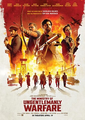 the ministry of ungentlemanly warfare Filmplakat movie poster