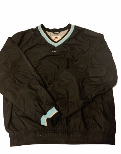 vintage nike white tag pullover V-neck windbreaker