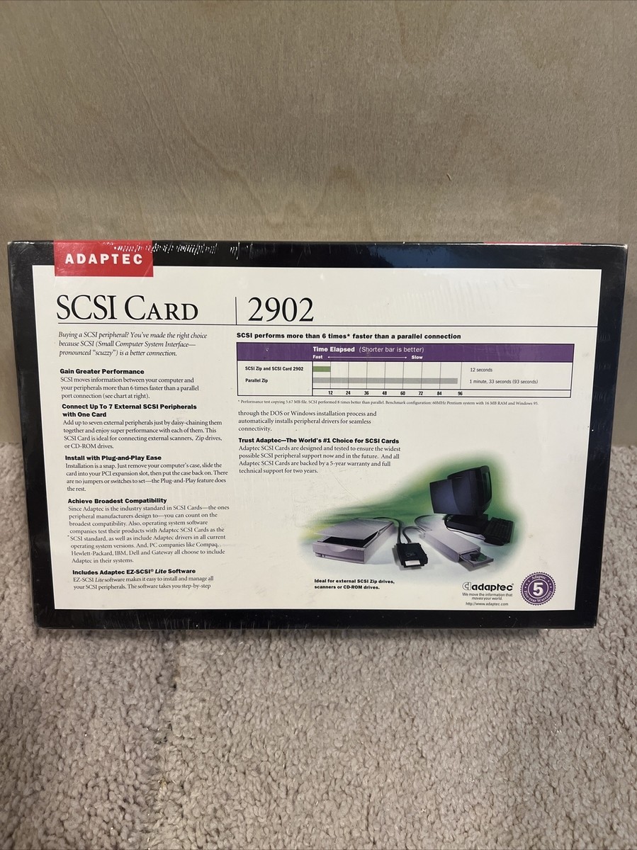 Vintage Collectors ADAPTEC ULTRA SCSI CARD AHA-2930U *SEALED* | eBay