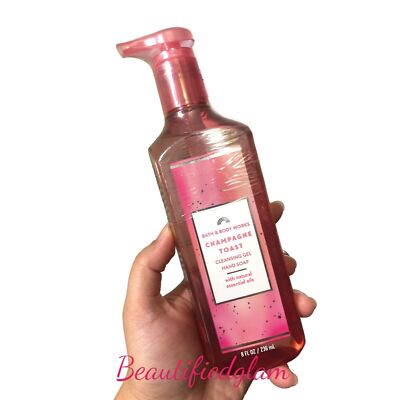 Bath and Body Works CHAMPAGNE TOAST Cleansing Gel Hand Soap NEW