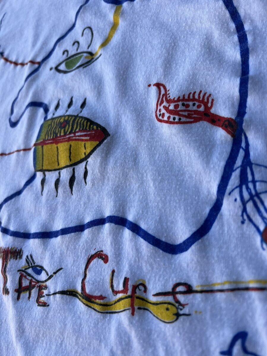 Vtg GRAIL 80s The Cure Tour T Shirt THE TOP ALBUM PROMO Fits Vtg GRAIL 80s The Cure Tour T Shirt THE TOP ALBUM PROMO Fits