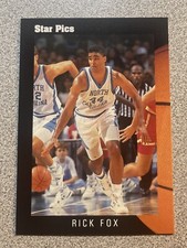 1991 Star Pics Basketball Rick Fox Rookie #69 North Carolina Tar Heels RC 🏀🔥