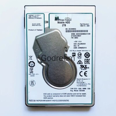 For Seagate ST2000LM007 2.5-inch 2T notebook hard disk 128M cache 7MM thin disk