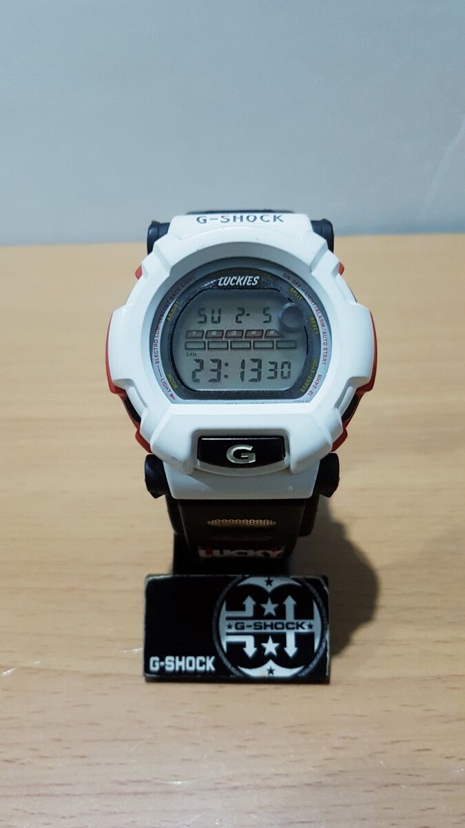 Lucky G-Shock Vintage DW-002 Tri-Color HipHop Luckies Strike Lucky G-Shock Vintage DW-002 Tri-Color HipHop Luckies Strike