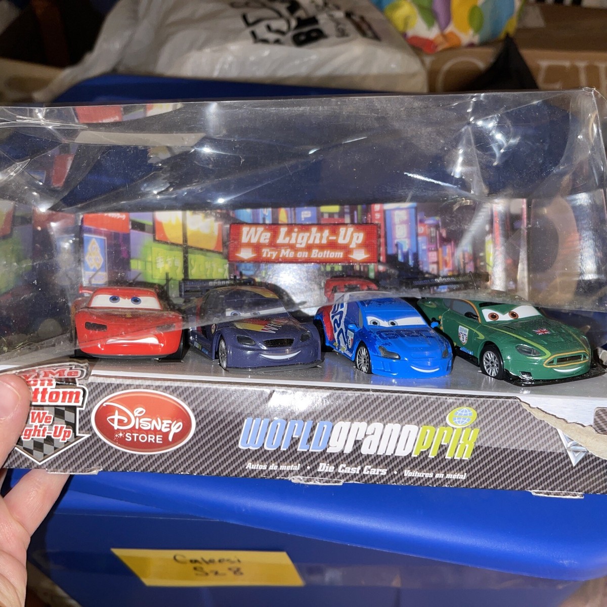 Disney Store Pixar Cars 4 pack Die Cast Set World Grand Prix