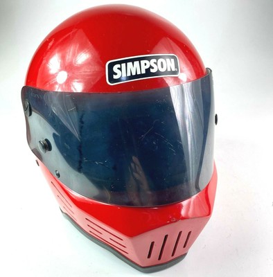 Vtg Simpson Sports Motorcycle Racing 