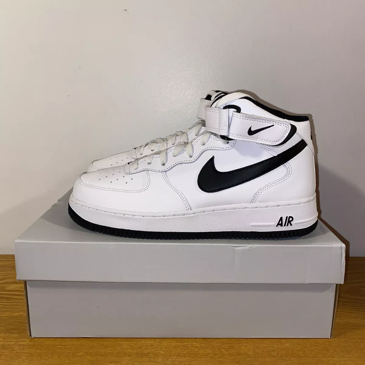 Nike Air Force 1 Mid 07 White Black Shoes Sneakers DV0806 101