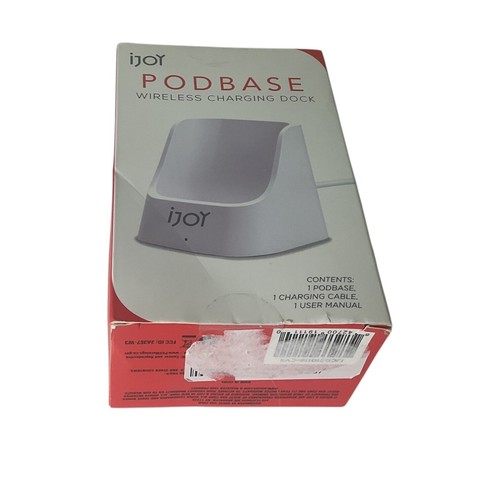 Chargeur sans fil iJoy PodBase pour AirPods Gen 2 et 3 et AirPod Pro, Type C, Qi NEUF - Photo 4 sur 4
