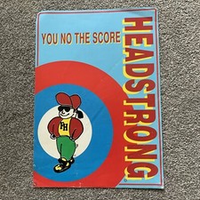 Headstrong Rave Flyer,  A4, Rave Flyers, Hackney Stadium