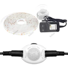 DC12V LED Strip 2835 Motion Sensor Controller Auto ON/OFF Bed Light 1M 2M 3M 5M