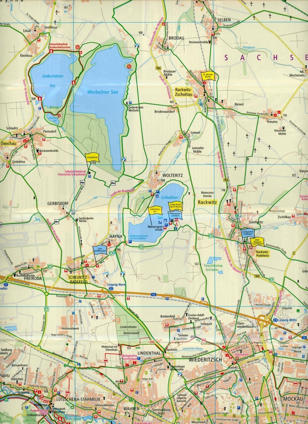Thumbnail - Leipziger Neuseenland Nördlicher Teil 1:50 000 | (land-)karte |