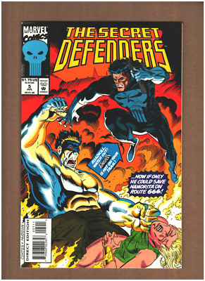 Secret Defenders #5 Marvel Comics 1993 PUNISHER DR. STRANGE NAMORITA