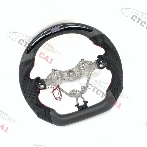 Custom matte Carbon Fiber Steering Wheel For 17-25 TOYOTA 86 GR86 BRZ/LED on top - Bild 6 von 9
