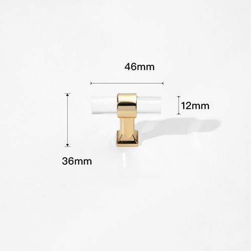 Acryl Klar Schrankknopf Türgriff Schublade Kleiderschrank Kommode Zug Hardware Acc - Bild 6 von 22