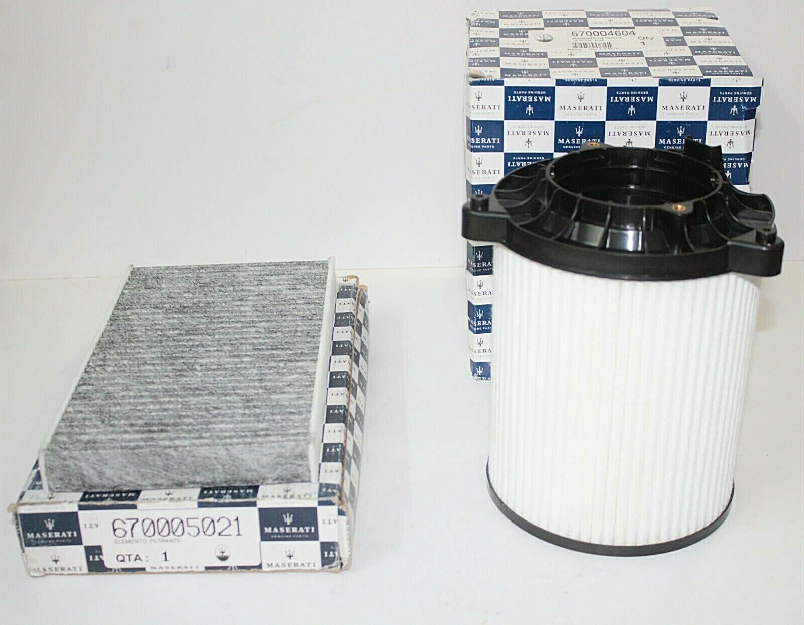 Maserati Ghibli Quattroporte Levante Diesel Engine Air Filter & AC Filter Set