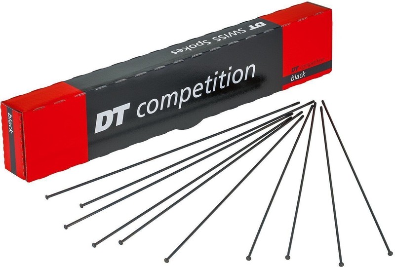 DT Swiss Competition 292 mm Straight Pull Spokes 2 / 1.8 mm Black