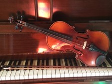 ANTIQUE RUSHWORTH DREAPER VINTAGE VIOLIN CASE DREAPER