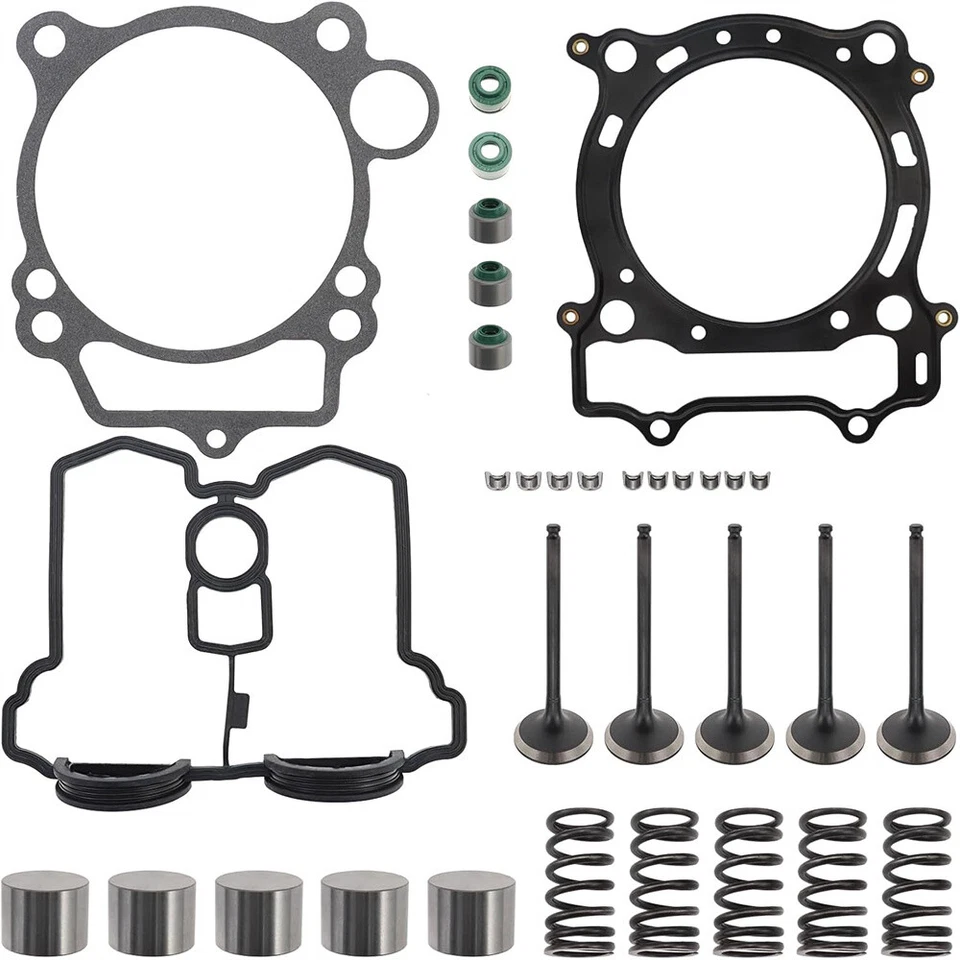 Cylinder Head Valve Gasket Replacement Kit for Yamaha YFZ450 YFZ 450 2004-2009 - Image 2 of 4
